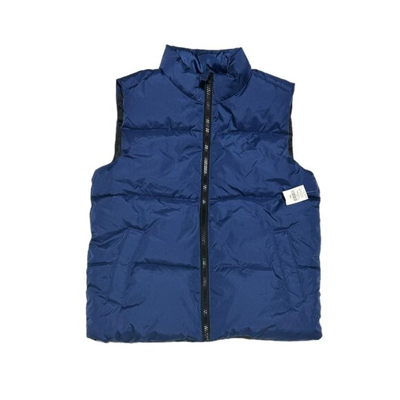 NEW Old Navy Frost-Free Puffer Vest For Boys Blue - Picture 3 of 3